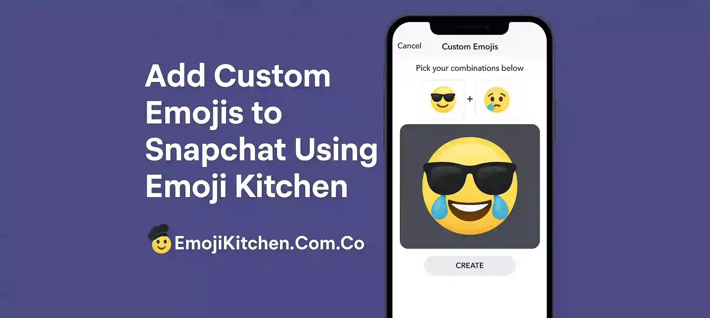 Add Custom Emojis to Snapchat Using Emoji Kitchen