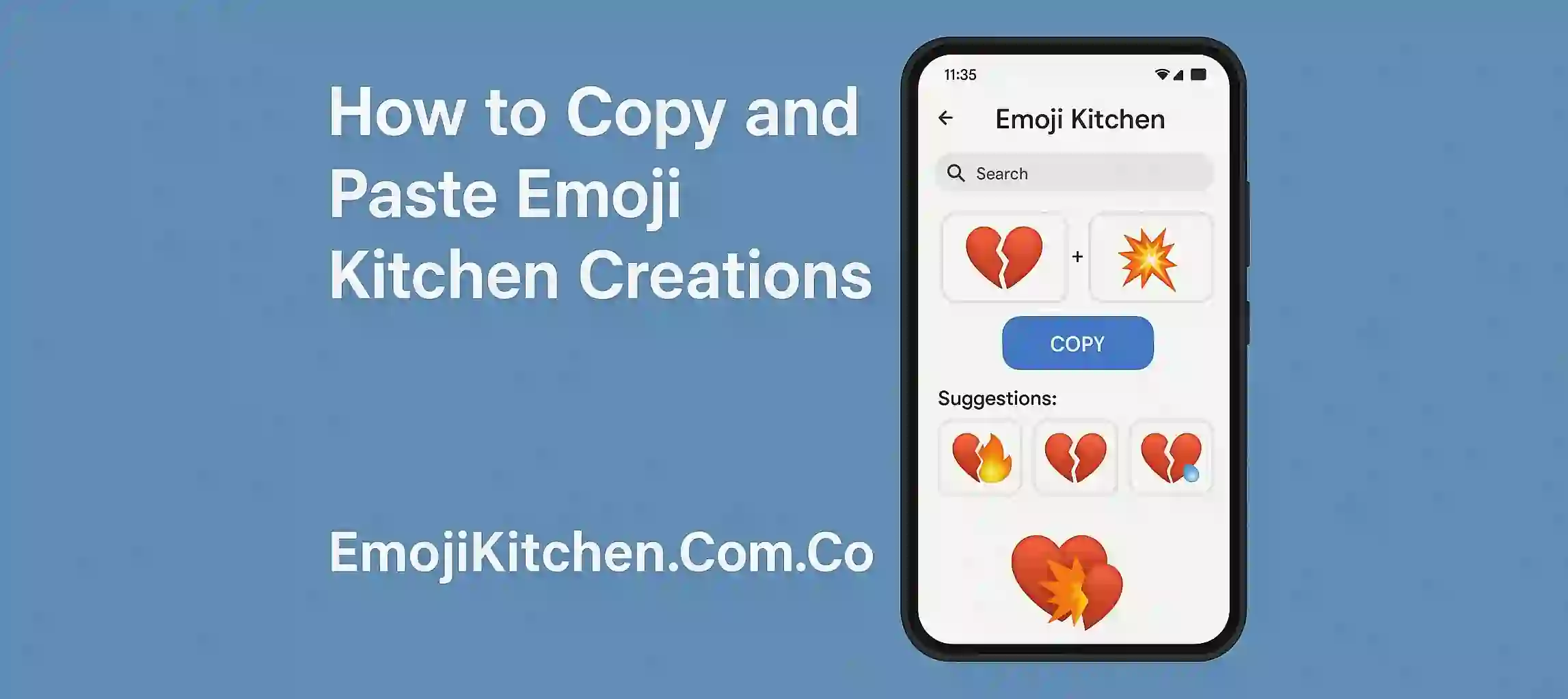 How to Copy and Paste Emoji Kitchen Creations